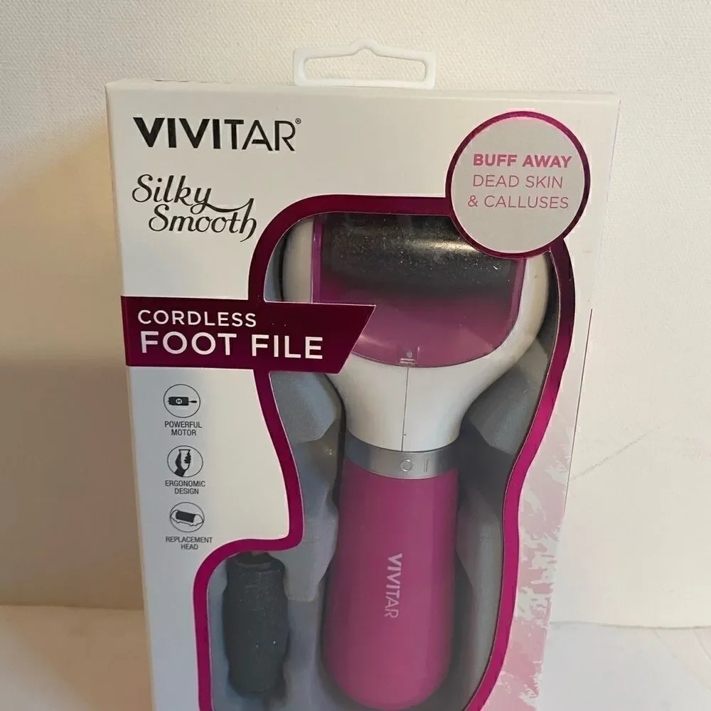 🛍Vivitar  Cordless Foot File, Buffer Head